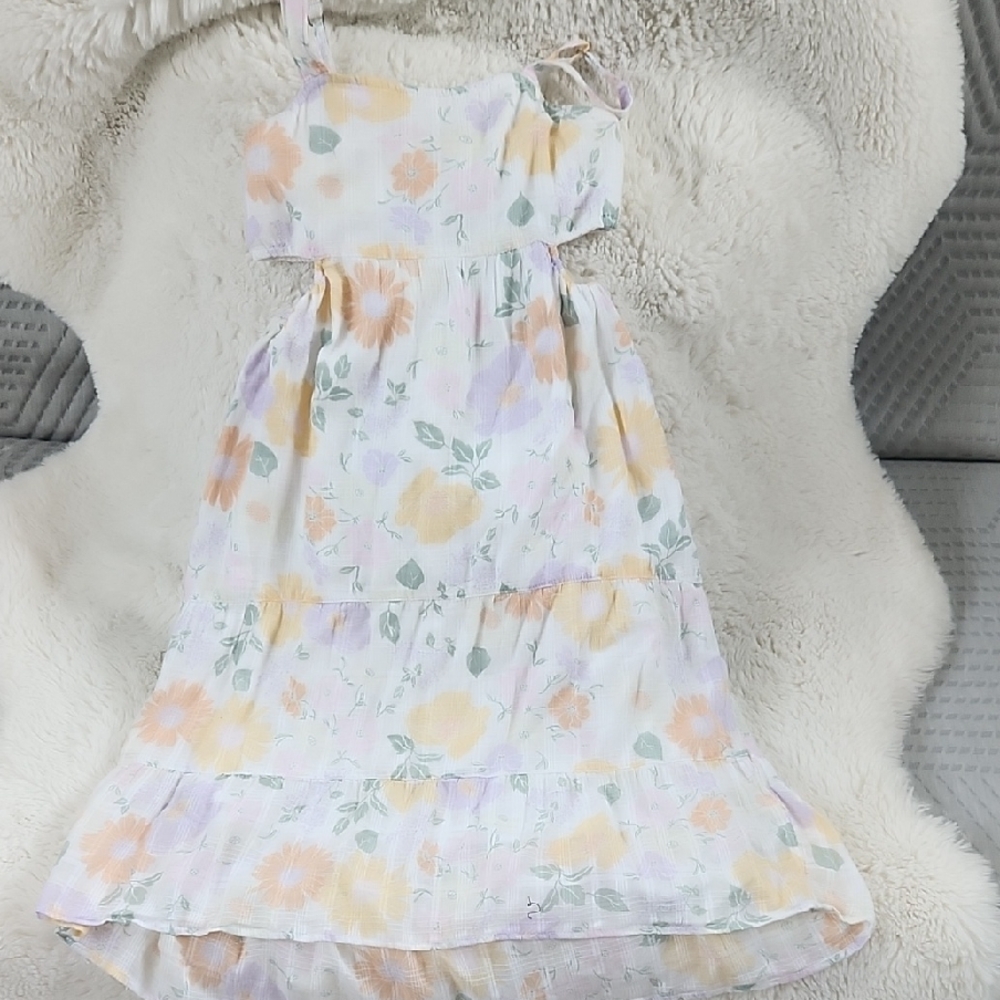 Abercrombie Kids Midi Cut Out Dress